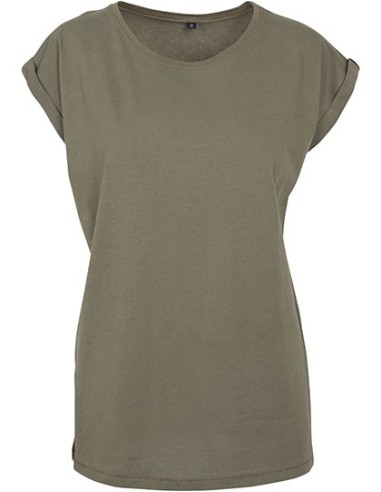 B-BY021-Ladies Extended Shoulder Tee